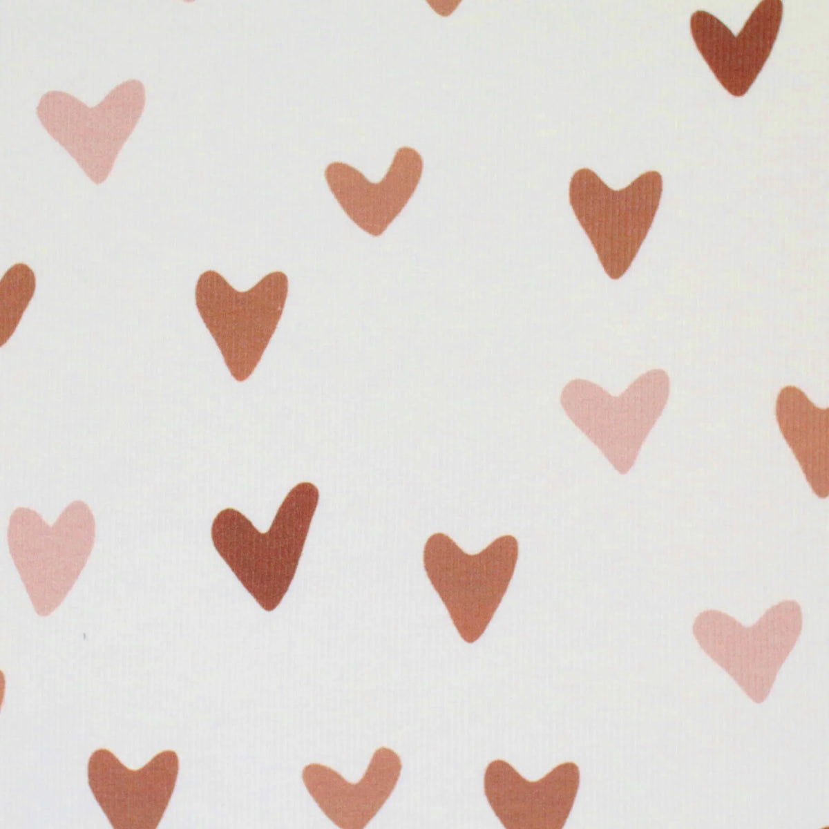 Big Hearts Beige | Ribbed Knit