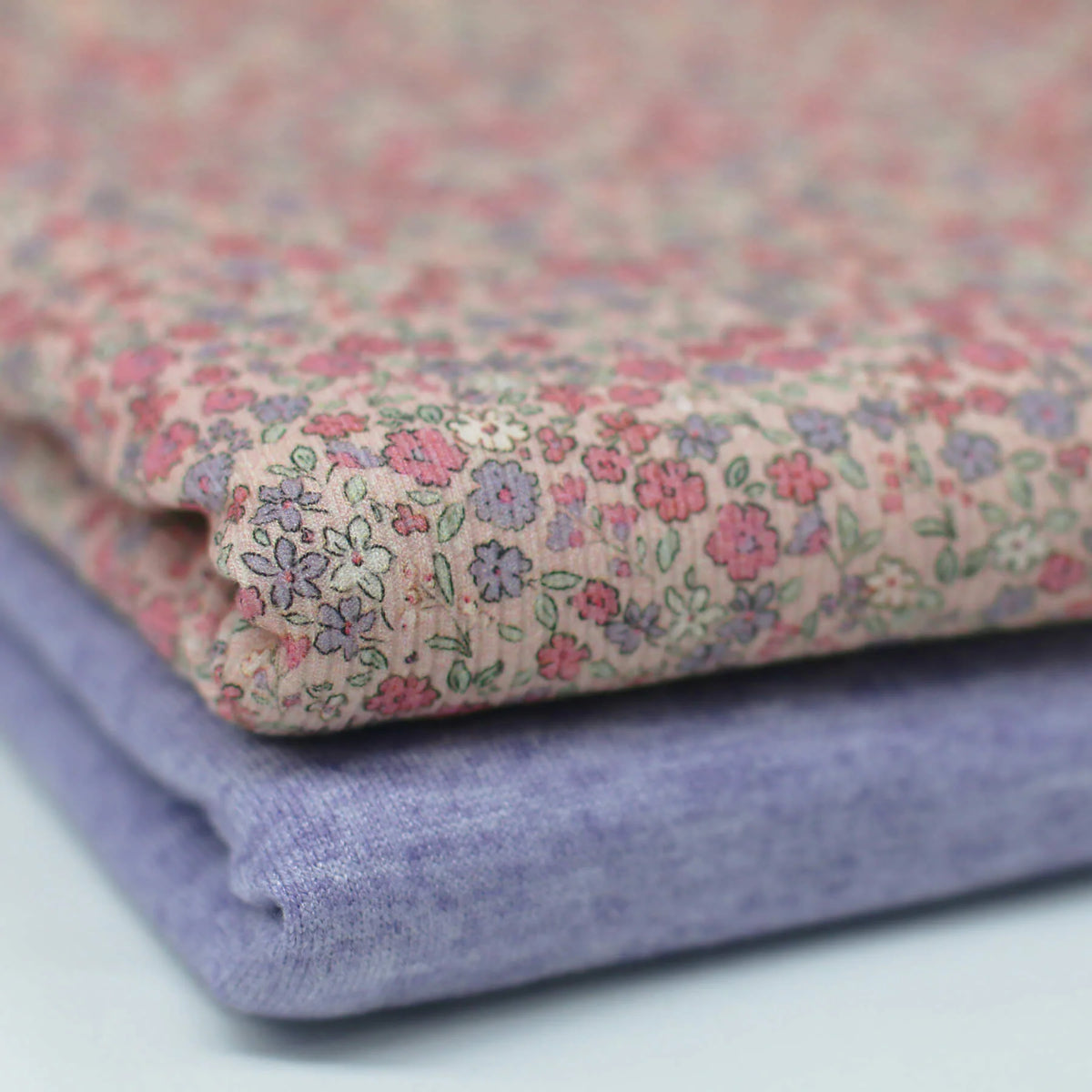 Pretty Flower Clay Pink | Ribbed Knit