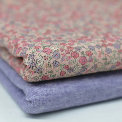 Pretty Flower Clay Pink | Ribbed Knit