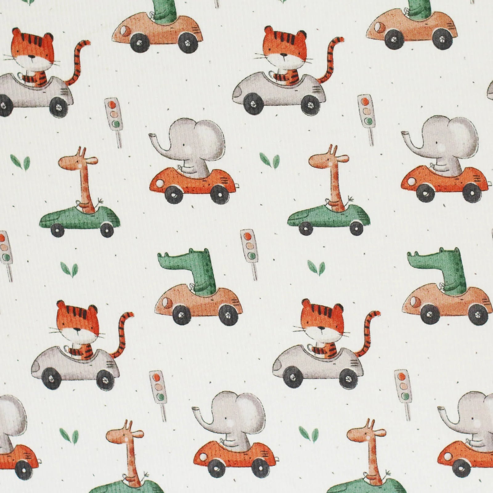 Animals In Traffic | Ribbed Knit