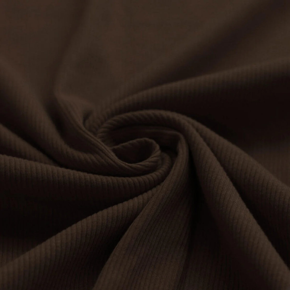 Rib Knit - Chocolate Brown