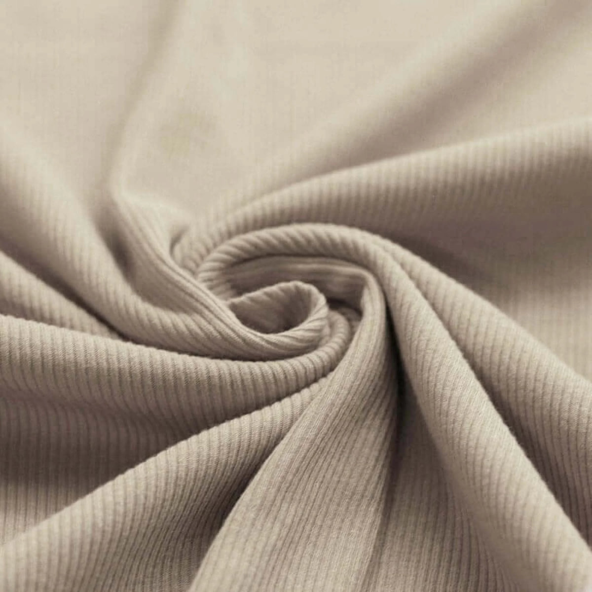 Rib Knit - Dark Beige