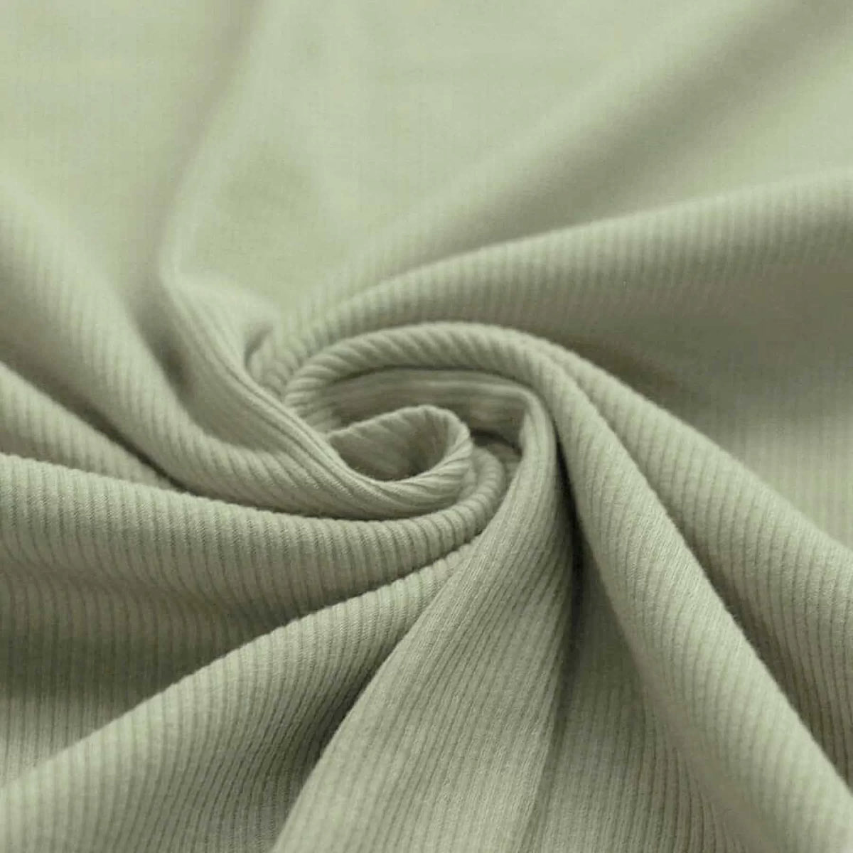 Rib Knit - Dusty Green
