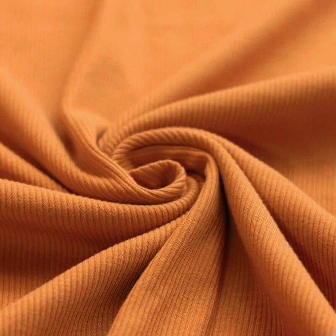 Rib Knit - Dusty Orange