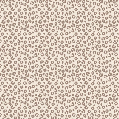 Leopard Print Beige | Ribbed Knit