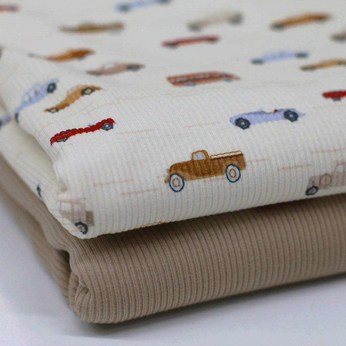 Little Cars | Ribbed Knit