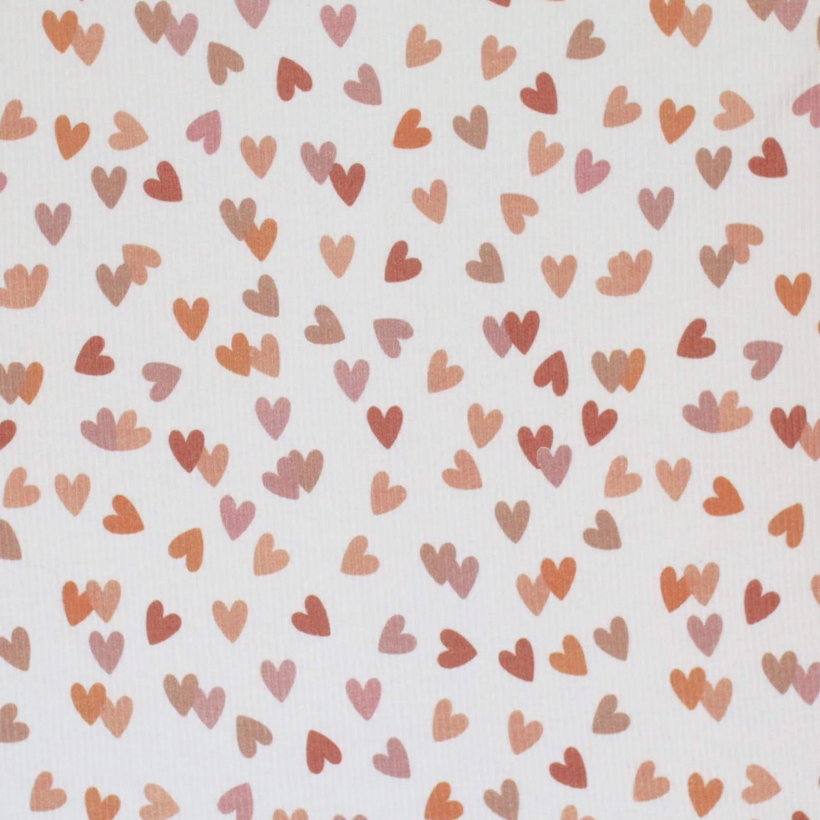 Multicolor Hearts| Ribbed Knit