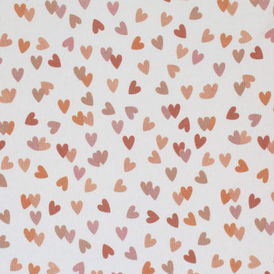 Multicolor Hearts| Ribbed Knit