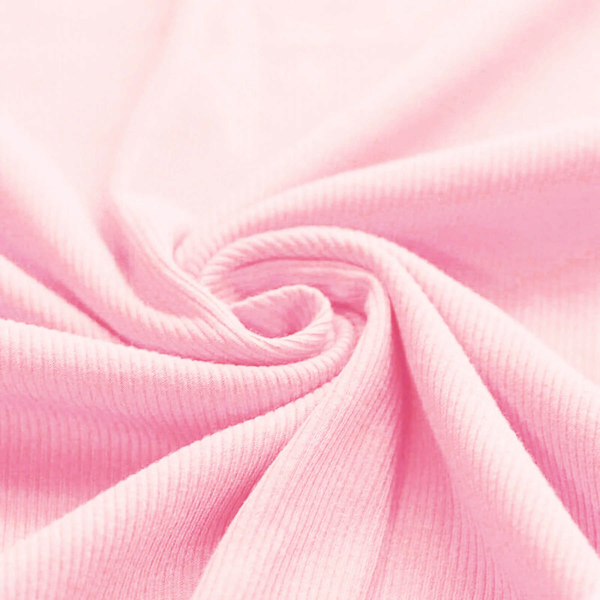 Rib Knit - Pastel Pink