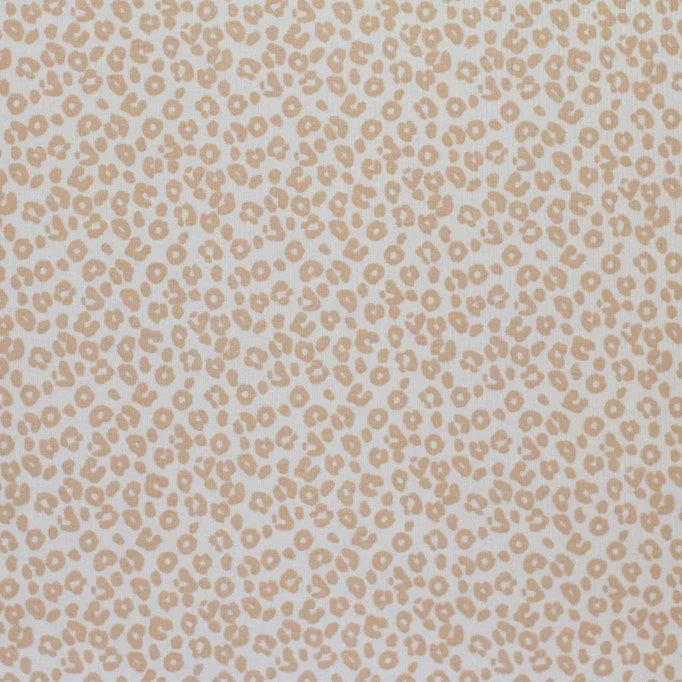 Leopard Beige Ribbed 2 yards
