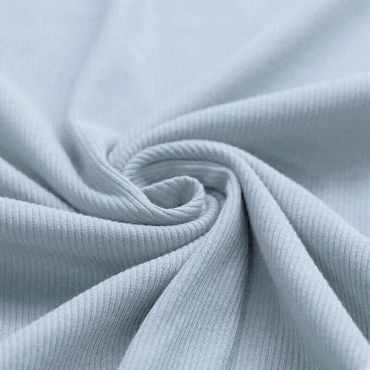 Rib Knit - Steel Blue