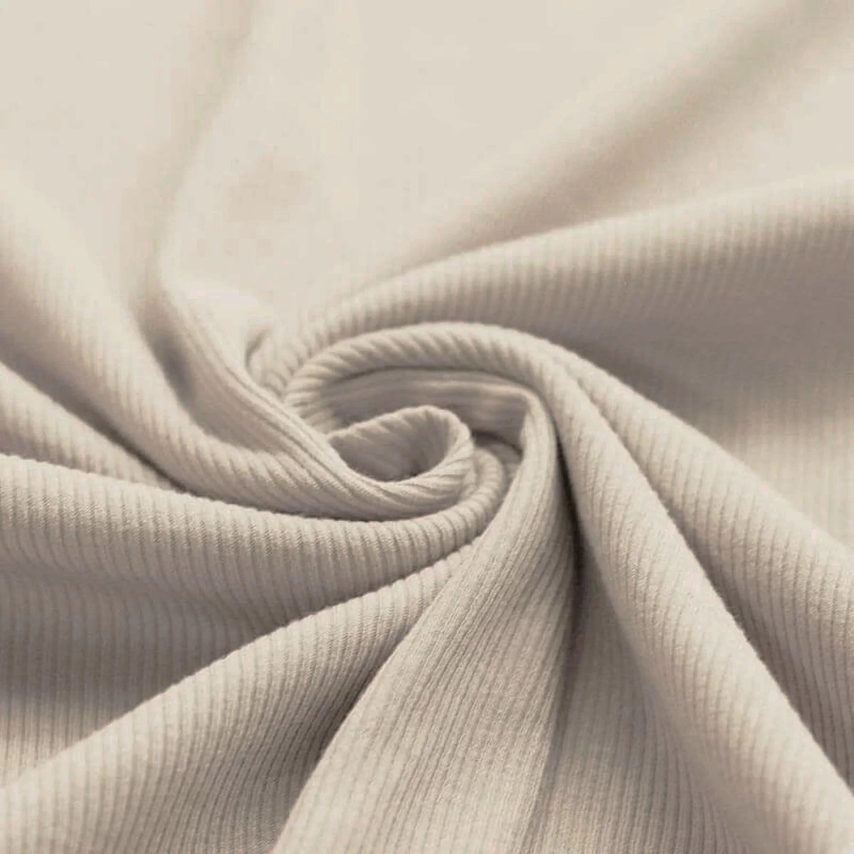 Rib Knit - Light Beige
