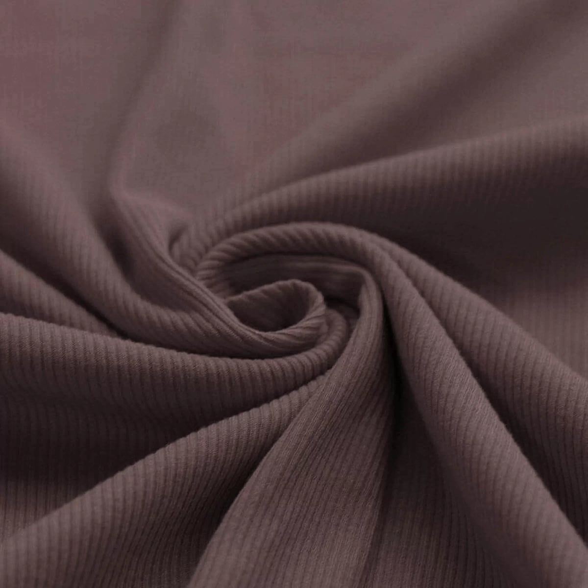 Rib Knit - Dark Mauve