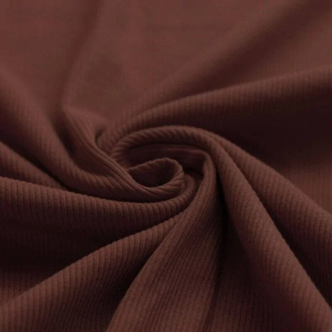 Rib Knit - Light Brown