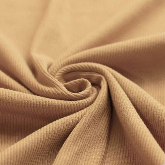 Rib Knit - Camel