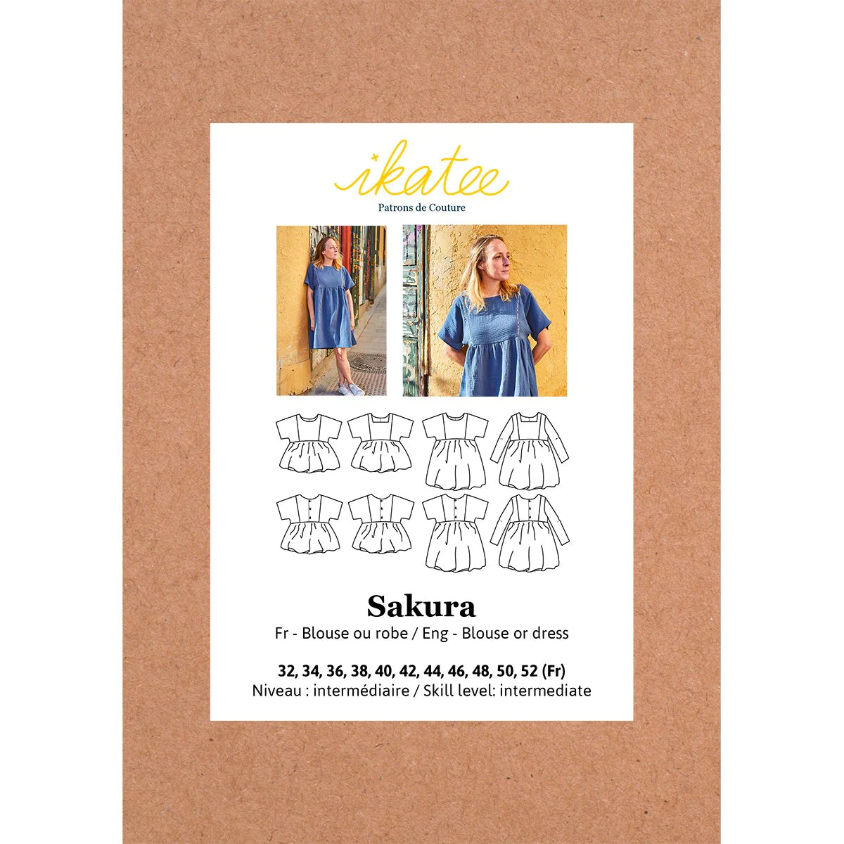 Sakura Blouse and Dress Pattern