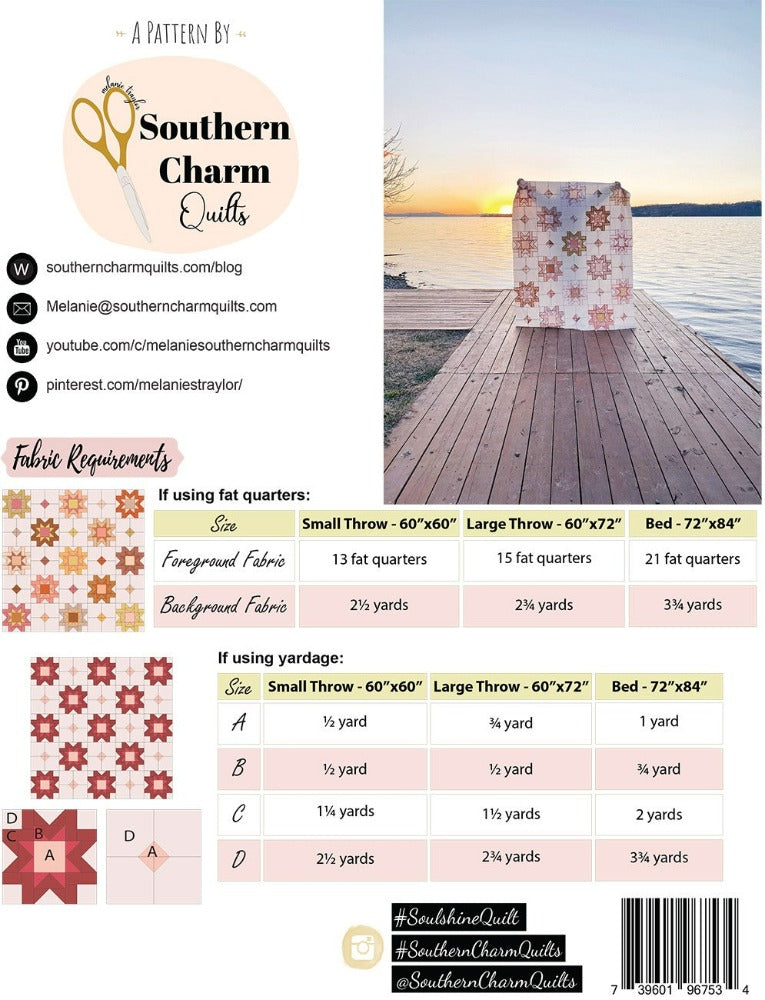 Soulshine Quilt Pattern