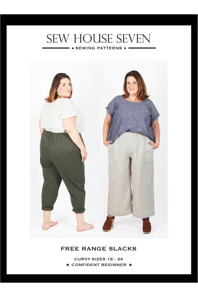 Free Range Slacks Pattern - Sizes 18-34