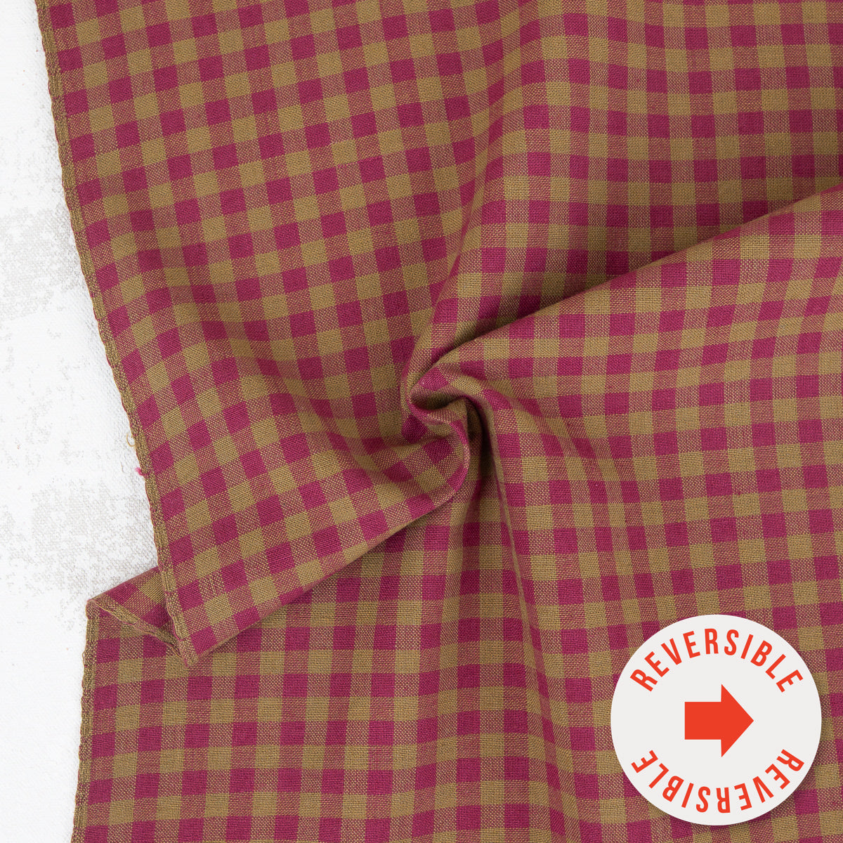 Shadow Hill - Quarter Inch Gingham in Berry