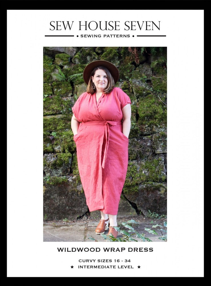 Wildwood Wrap Dress Pattern - Sizes 16-34