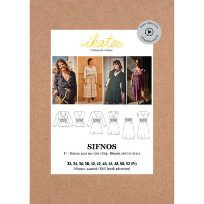 Sifnos Blouse, Dress or Skirt Pattern