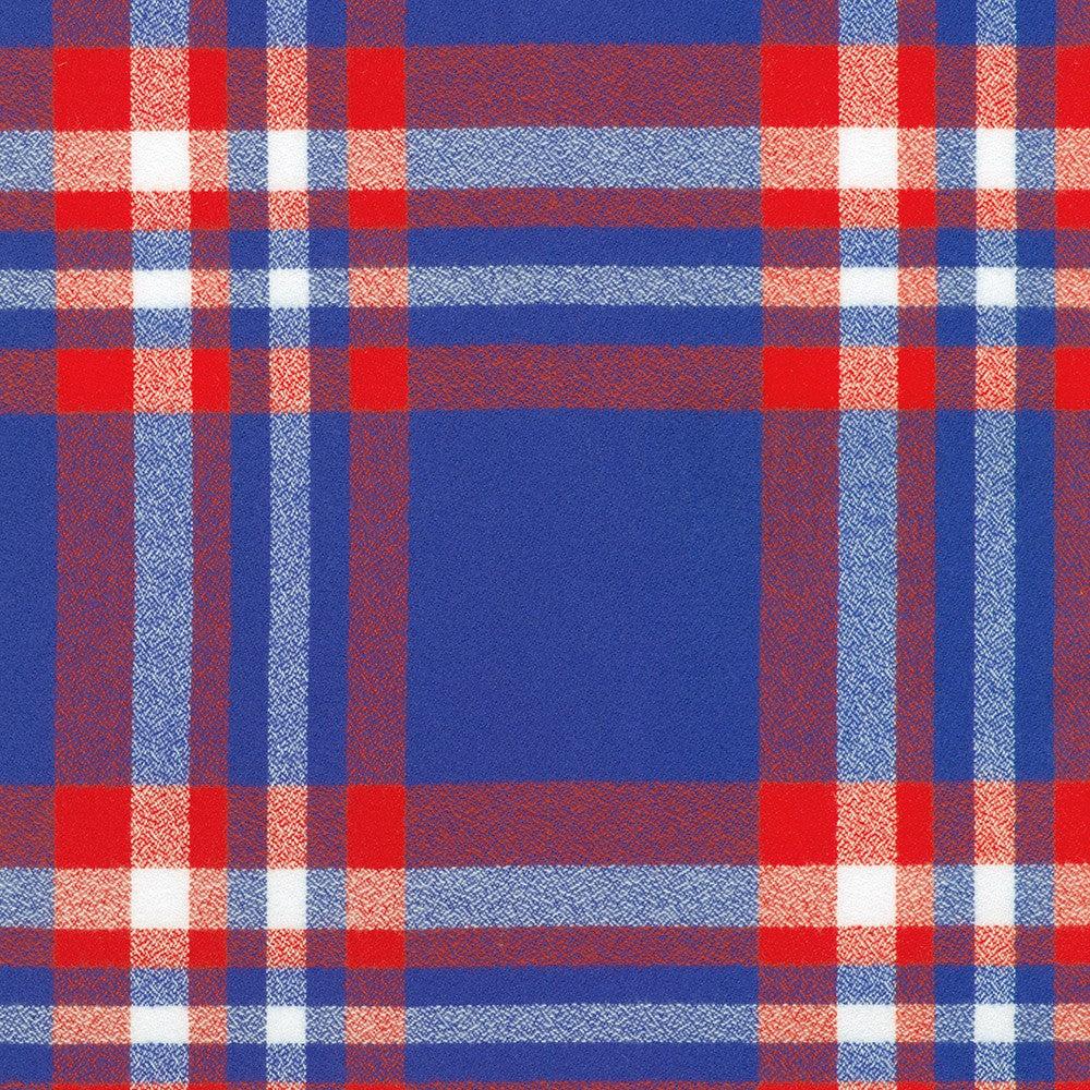 Game Day Mammoth Flannel - Royal Blue