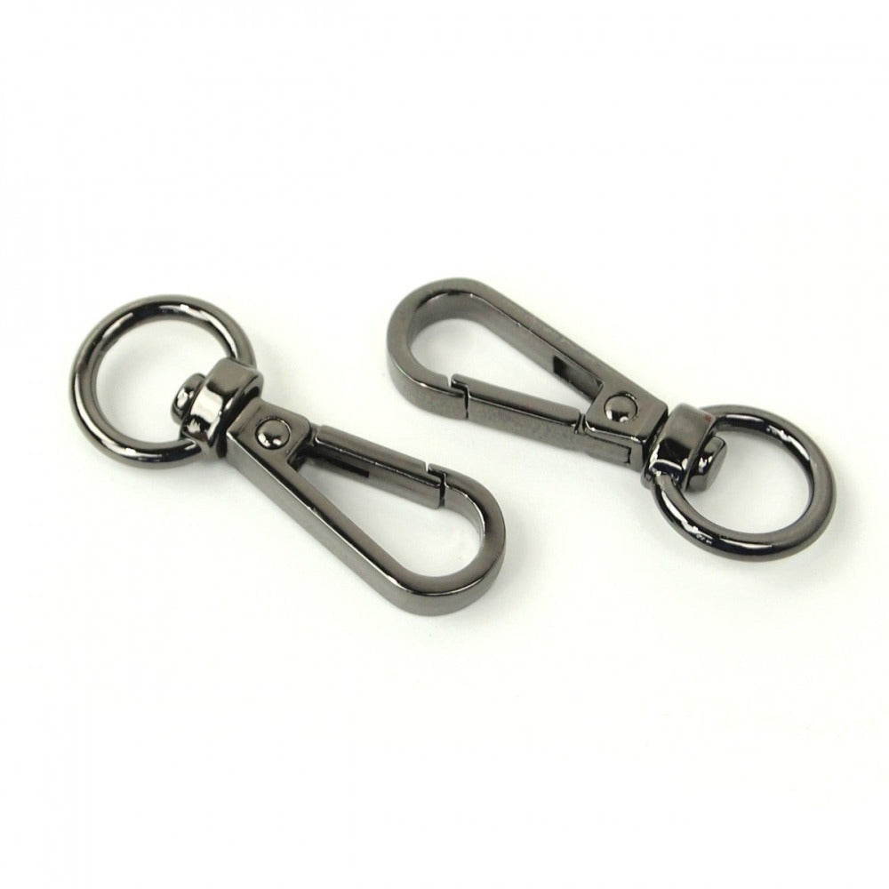 Two Swivel Hooks 1/2"