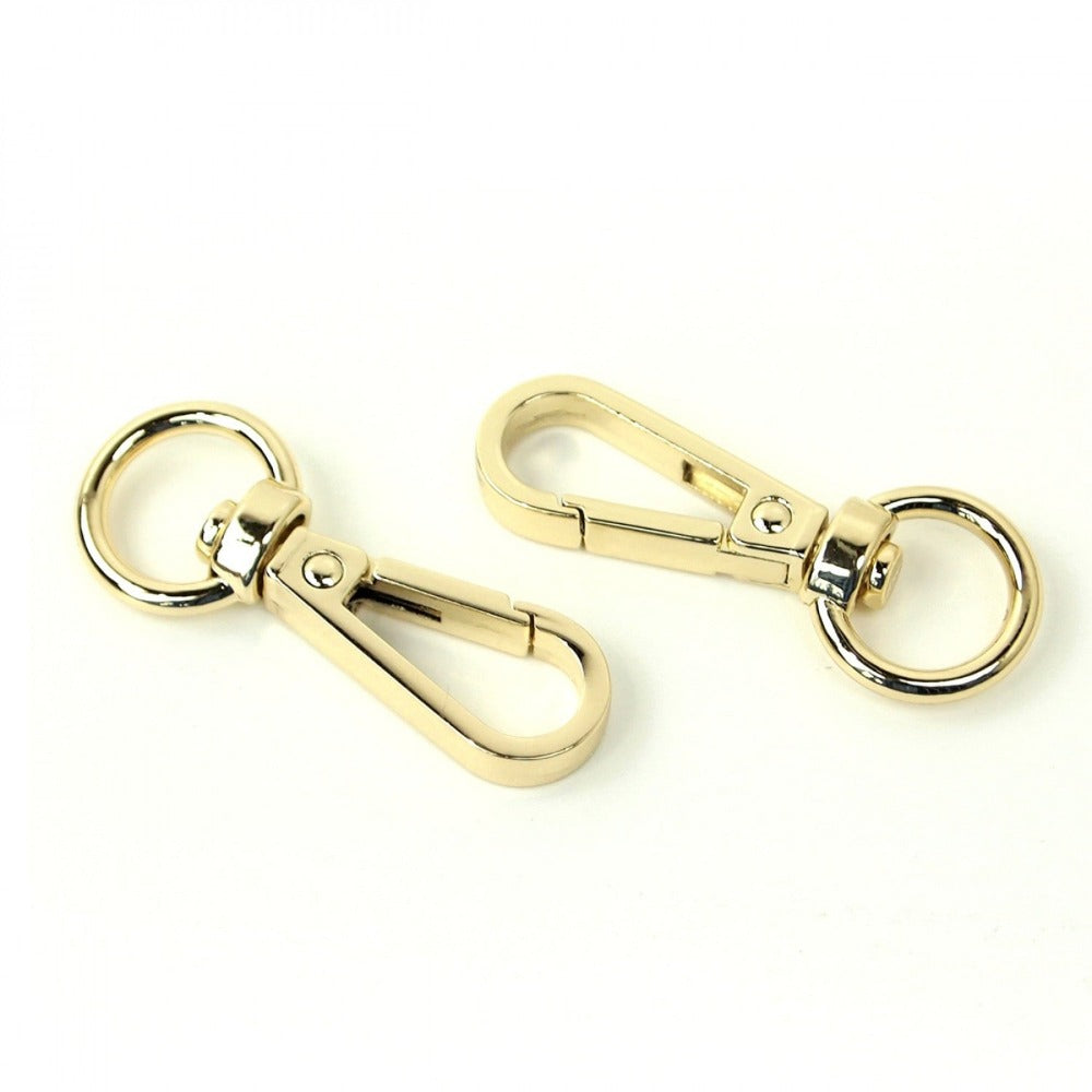 Two Swivel Hooks 1/2"