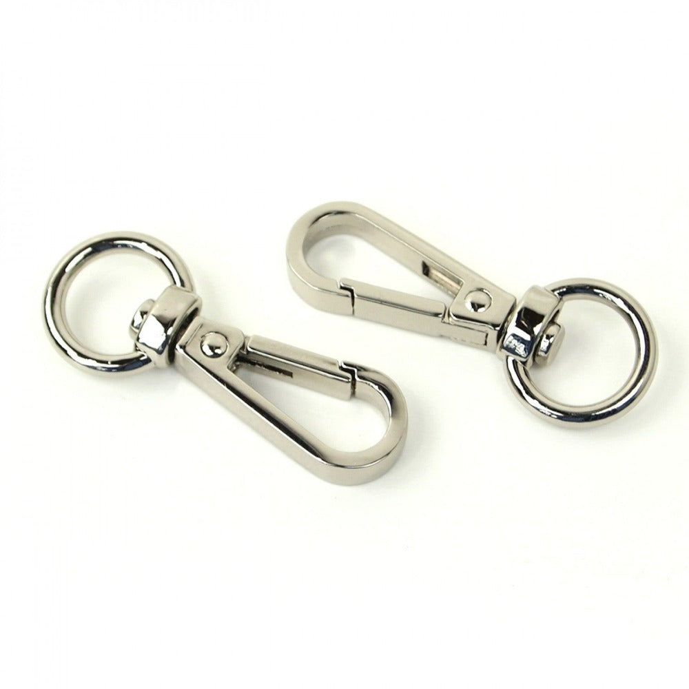 Two Swivel Hooks 1/2"
