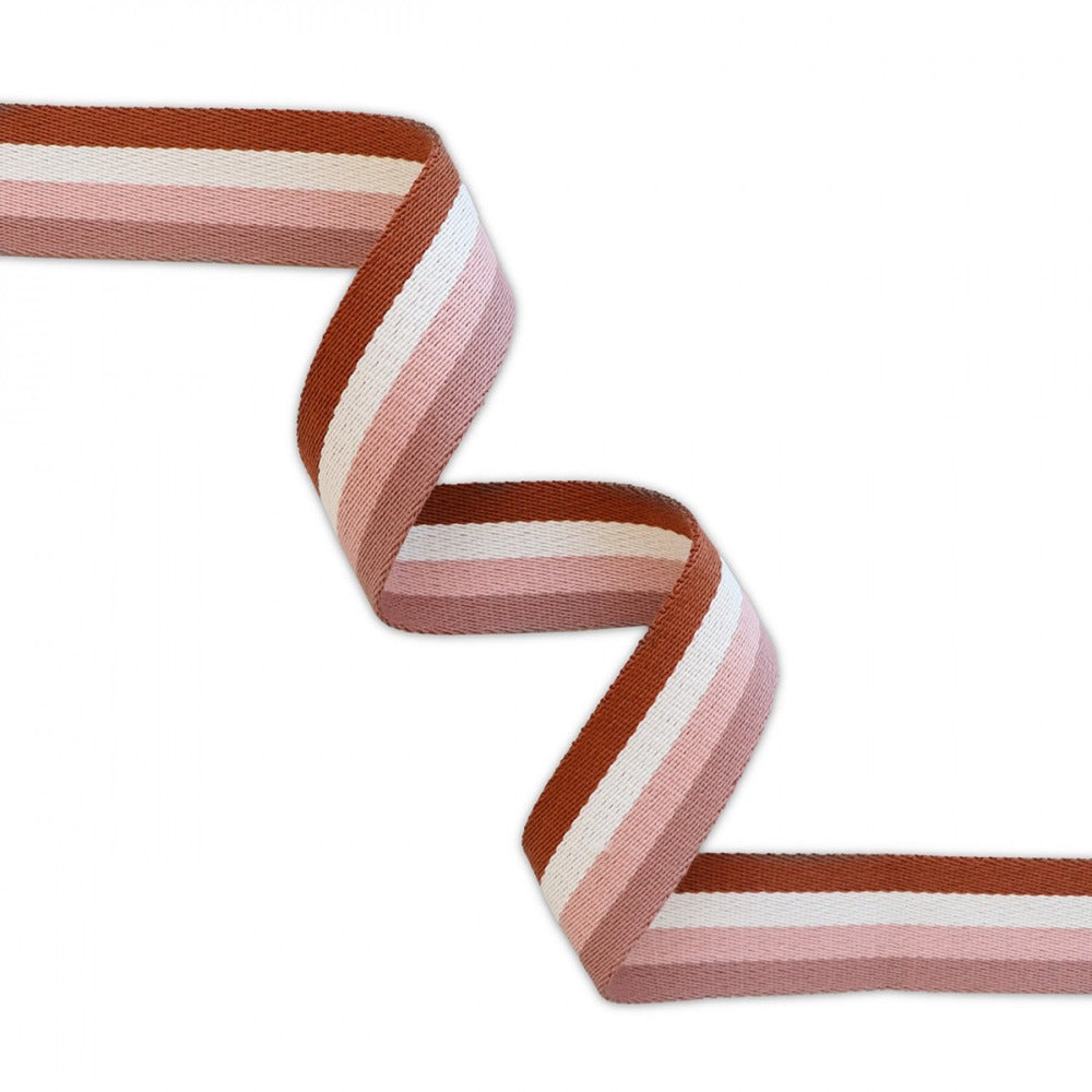Sallie Tomato 1.5" Webbing - Striped Neapolitan