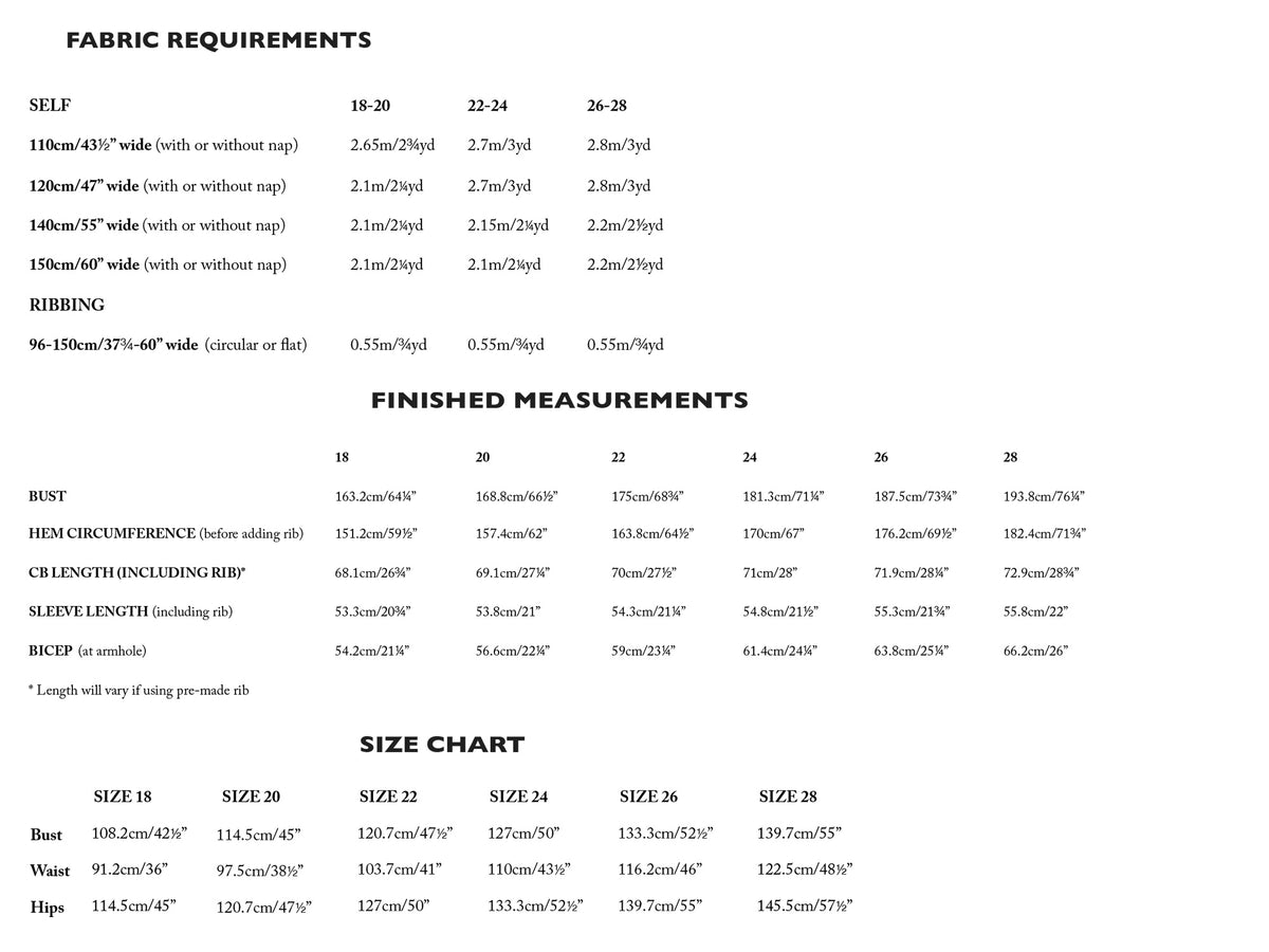 The Sidney Sweatshirt Pattern - UK Sizes 18-28