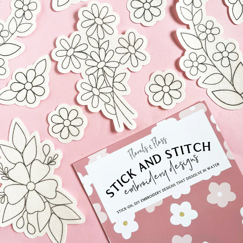 Stick & Stitch Embroidery Designs - Flower Pack