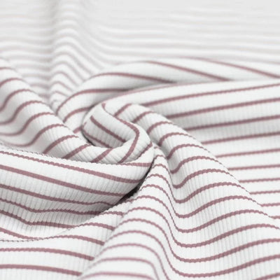 Old Pink Stripe | Ribbed Knit