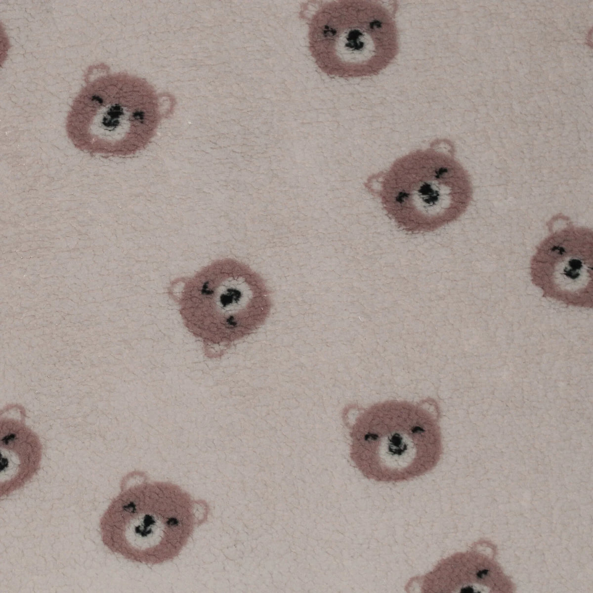 Sweet Bears Sherpa Fleece - Light Beige
