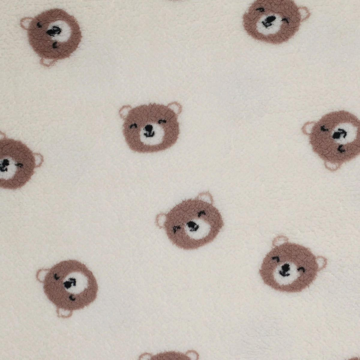 Sweet Bears Sherpa Fleece - Natural