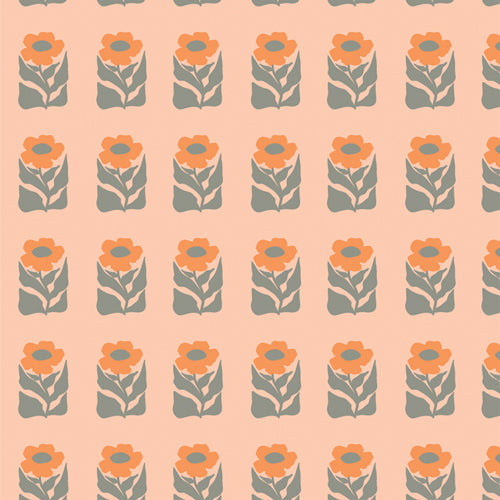 Tangerine - Petalled Stamp