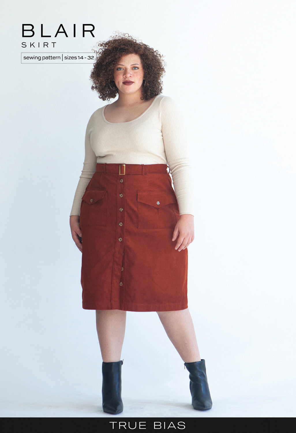Blair Skirt Pattern - Sizes 14-32 - Thread Count Fabrics