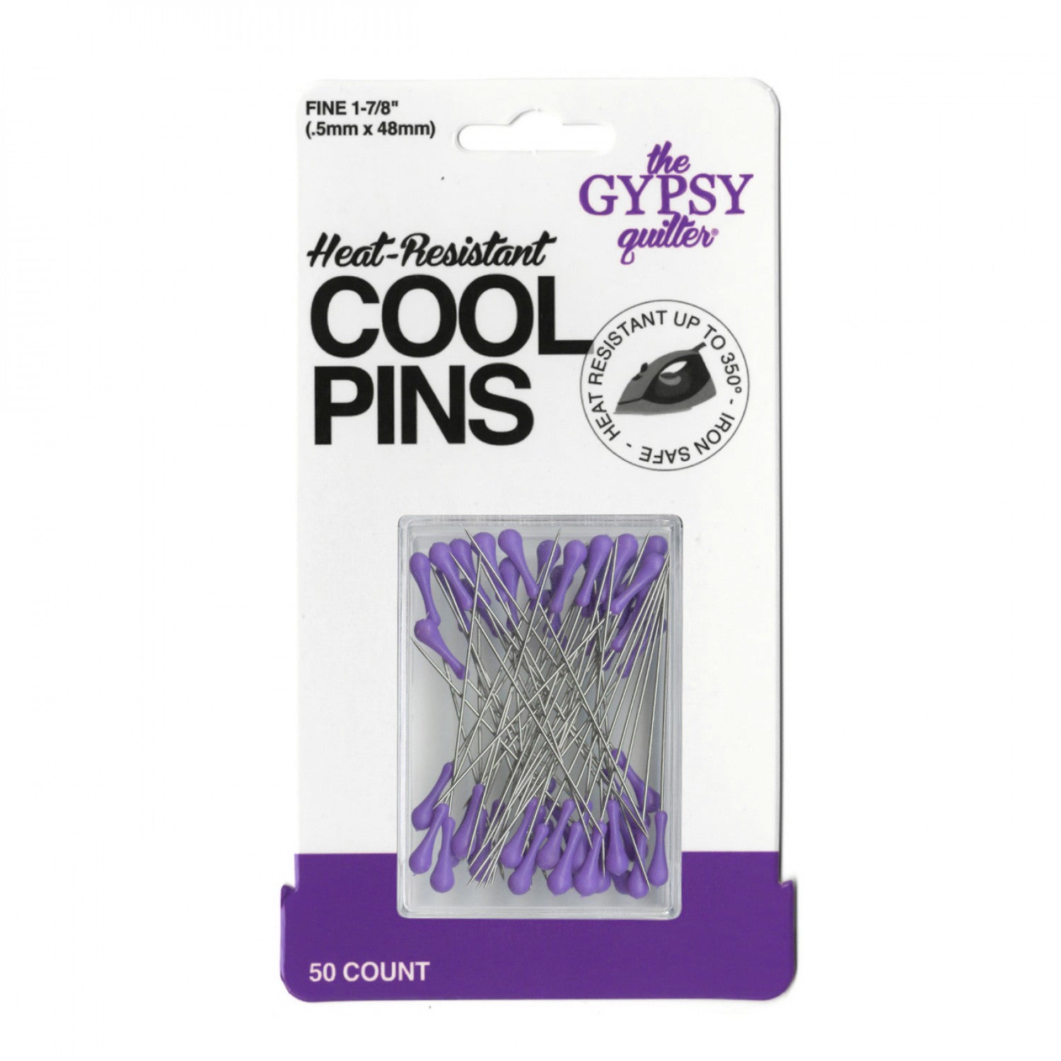 Cool Pins - 50 pc - Purple