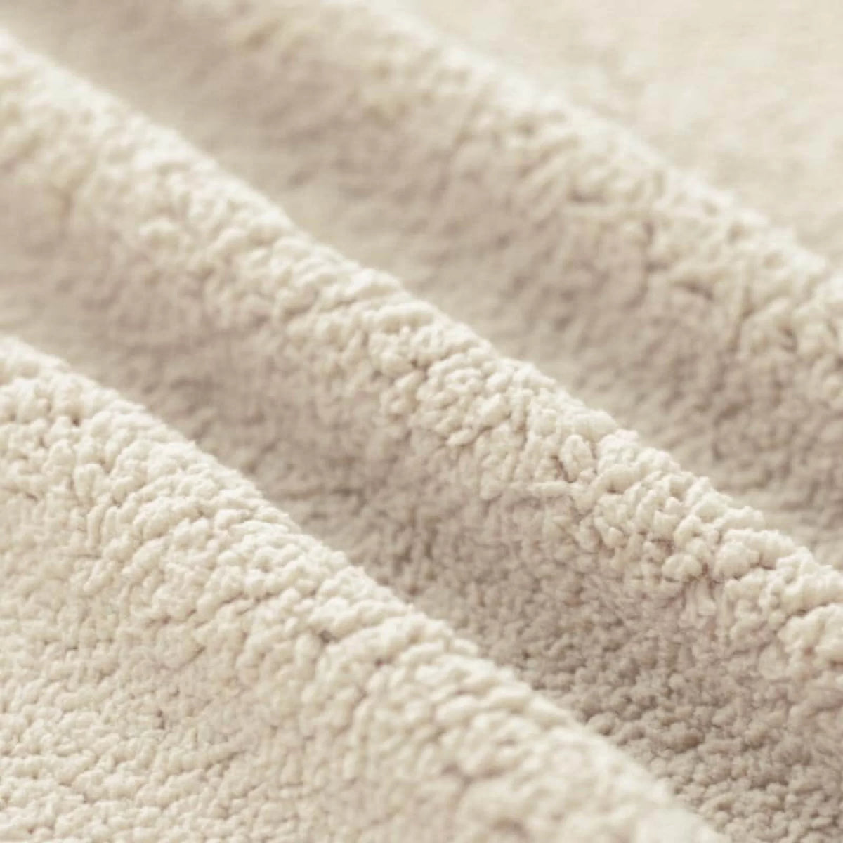 Curly Teddy Sherpa Fleece - Natural