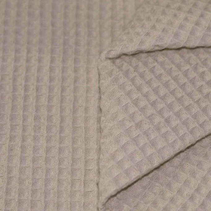 Waffle Pique - Dark Beige