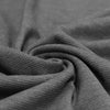 Cotton Waffle Knit - Dark Grey Melange