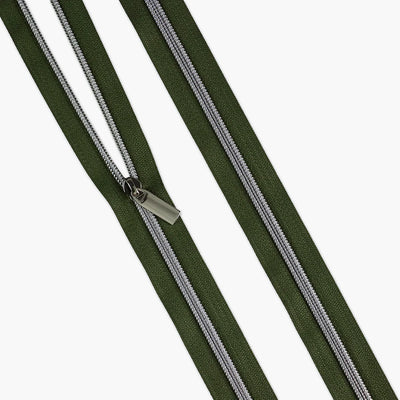 Zipper By The Yard Teeth #5 - Fern Tape