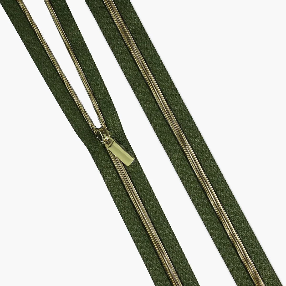 Zipper By The Yard Teeth #5 - Fern Tape