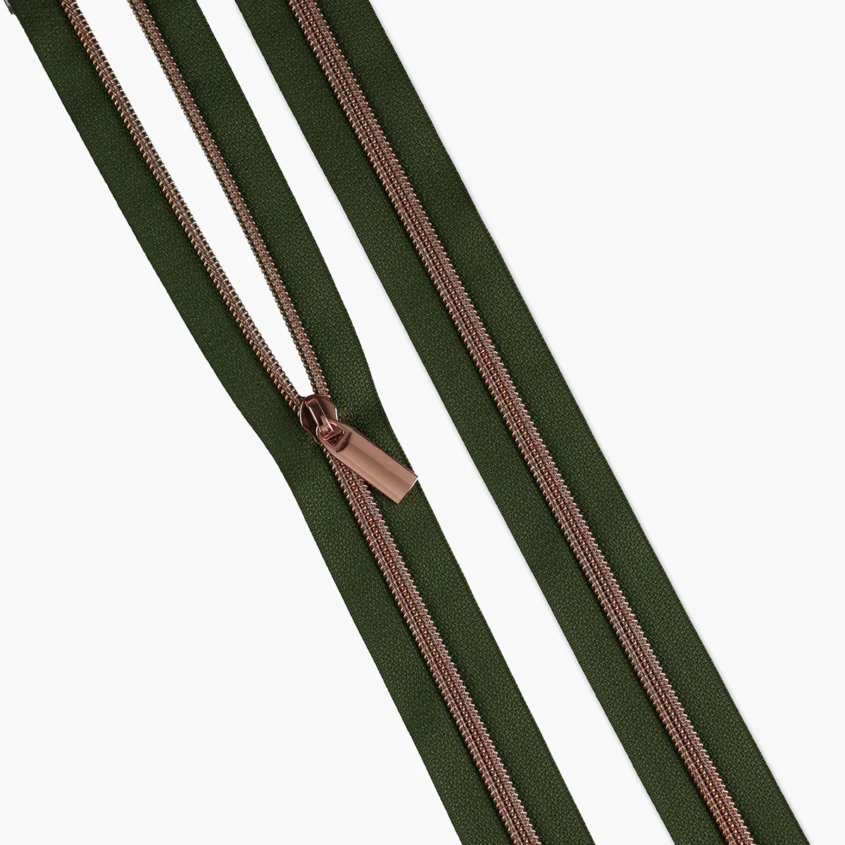 Zipper By The Yard Teeth #5 - Fern Tape