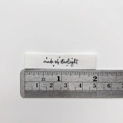 Woven Garment Labels 6-Pack - Made of Starlight