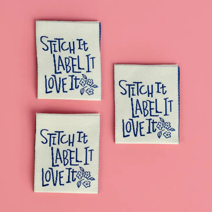 Woven Garment Labels 4-Pack - Stitch It