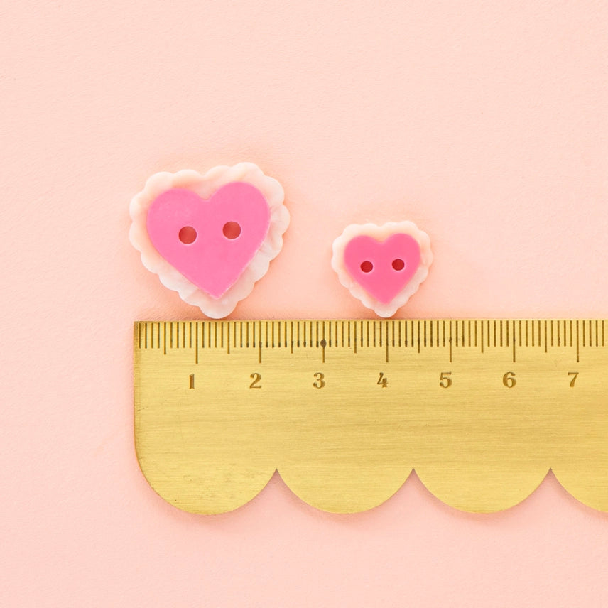 Small Sweet Hearts Buttons 5/8"