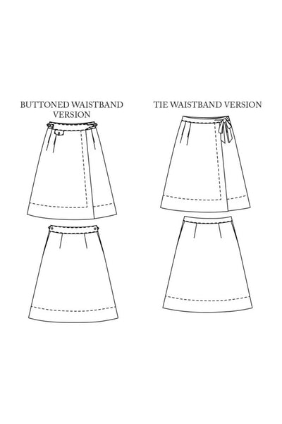 The Nevis Skirt Pattern - UK Sizes 8-18