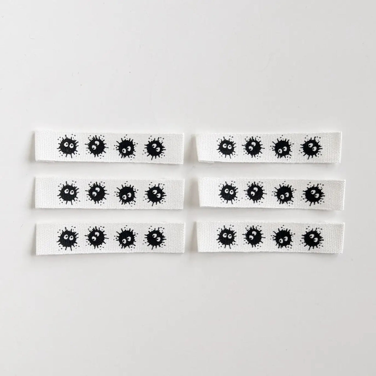 Woven Garment Labels 6-Pack - Soot Sprites