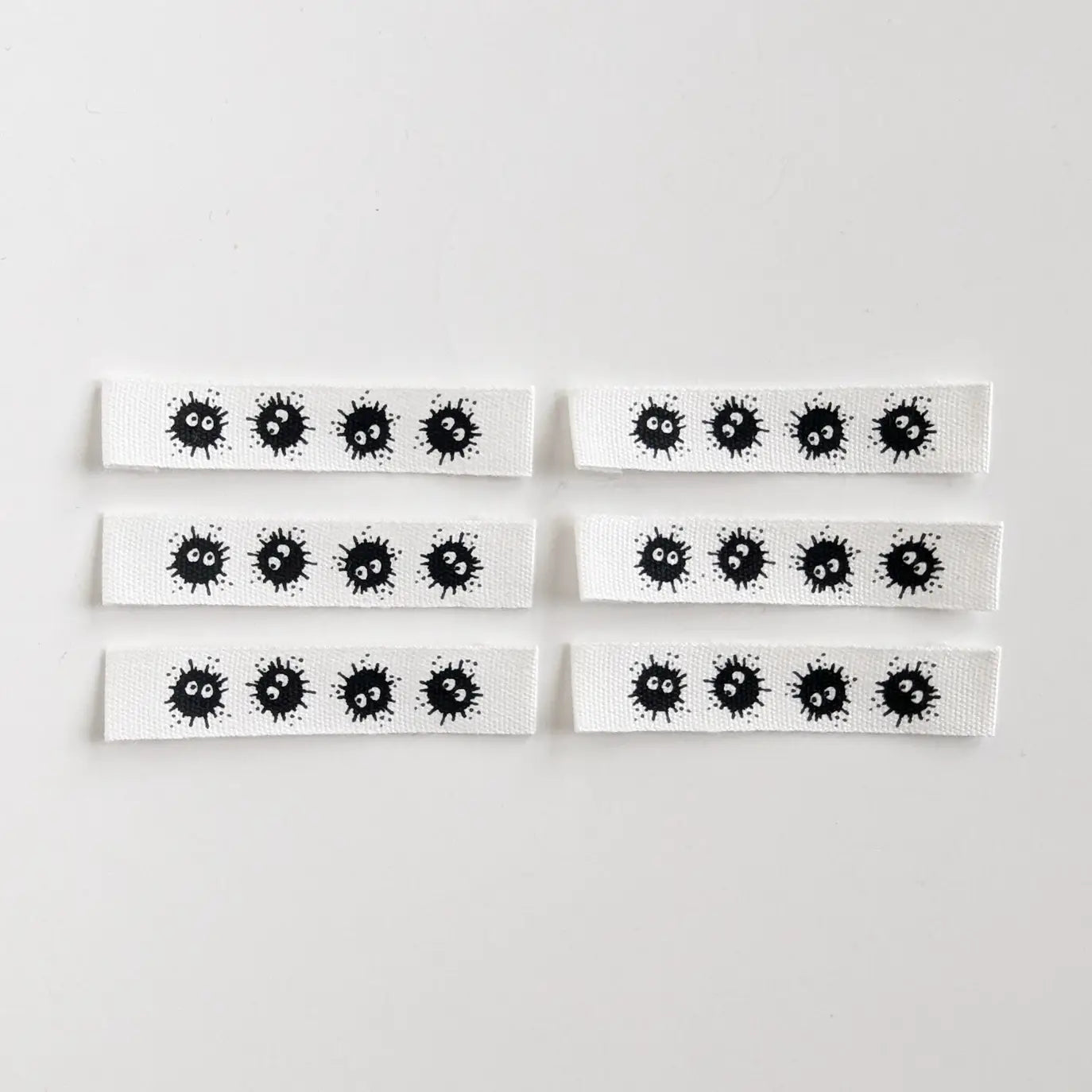 Woven Garment Labels 6-Pack - Soot Sprites